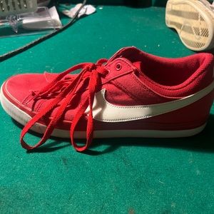 Nike Men’s Red  Canvas Low top Sneakers